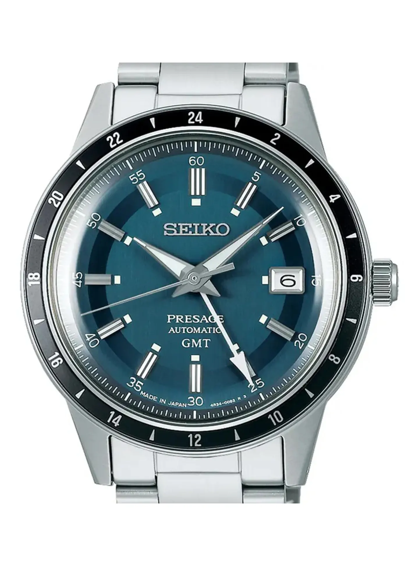 Montre Seiko Présage automatique cadran bleu GMT_x005f_x000D_Journey On The Road