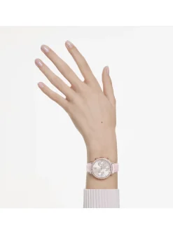 Montre Swarovski Matrix Chrono rose