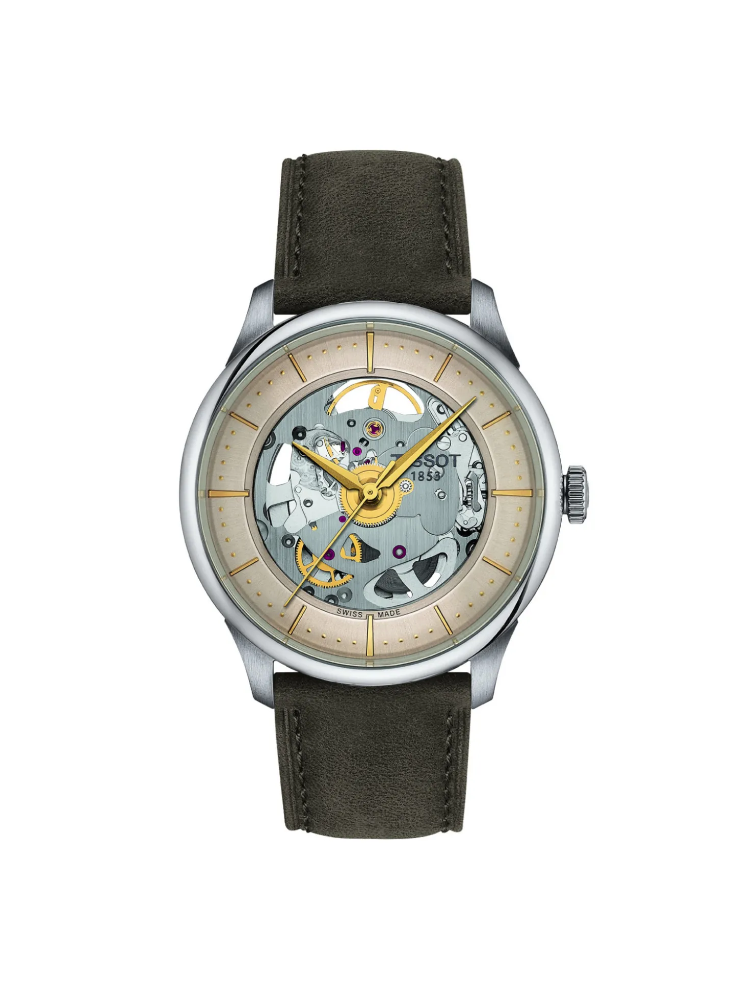 Montre Tissot automatique Chemin Des Tourelles_x005f_x000D_squelette
