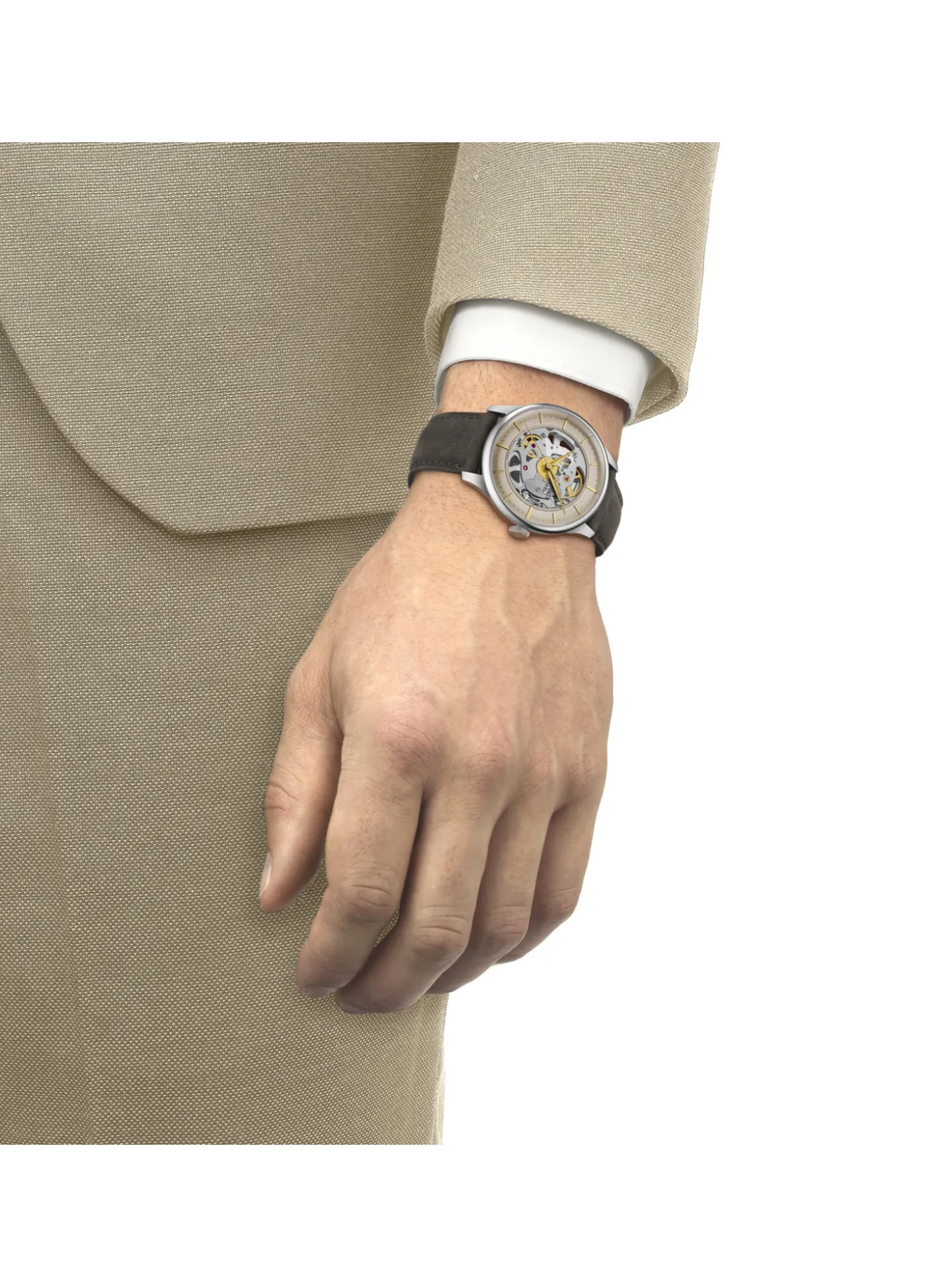 Montre Tissot automatique Chemin Des Tourelles_x005f_x000D_squelette