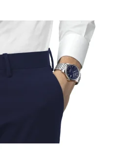 Montre Tissot automatique Le Locle cadran bleu