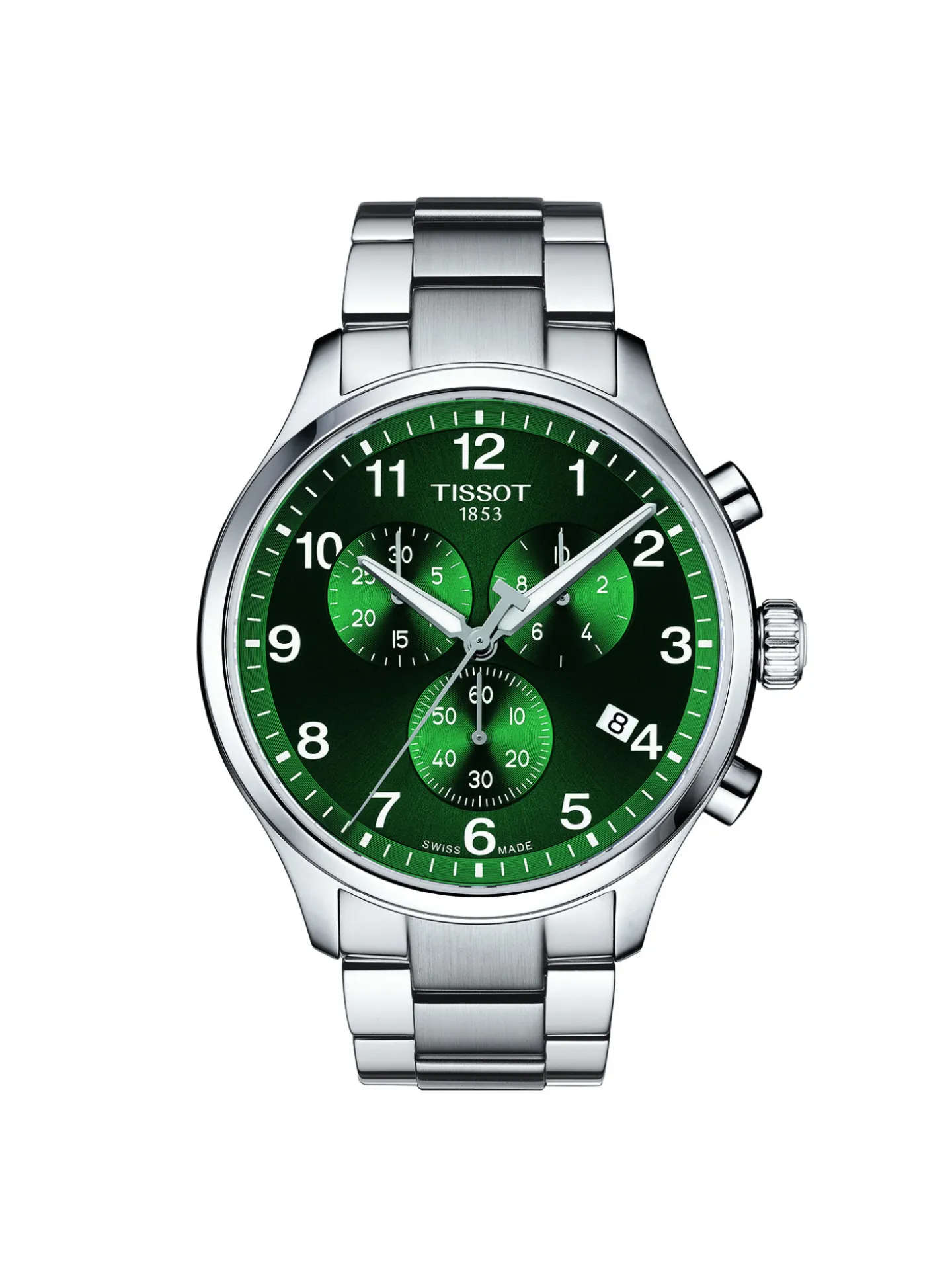 Montre Tissot Chono XL Classic acier cadran vert