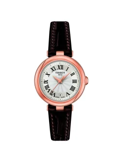 Montre Tissot femme Bellissima Small cuir brun