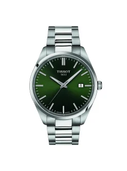 Montre Tissot PR100 acier cadran vert