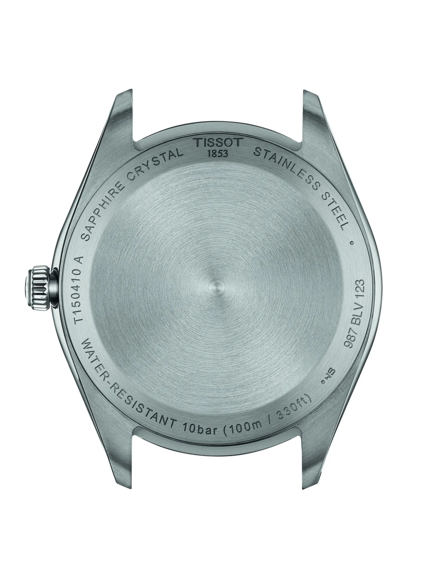 Montre Tissot PR100 acier cadran bleu clair