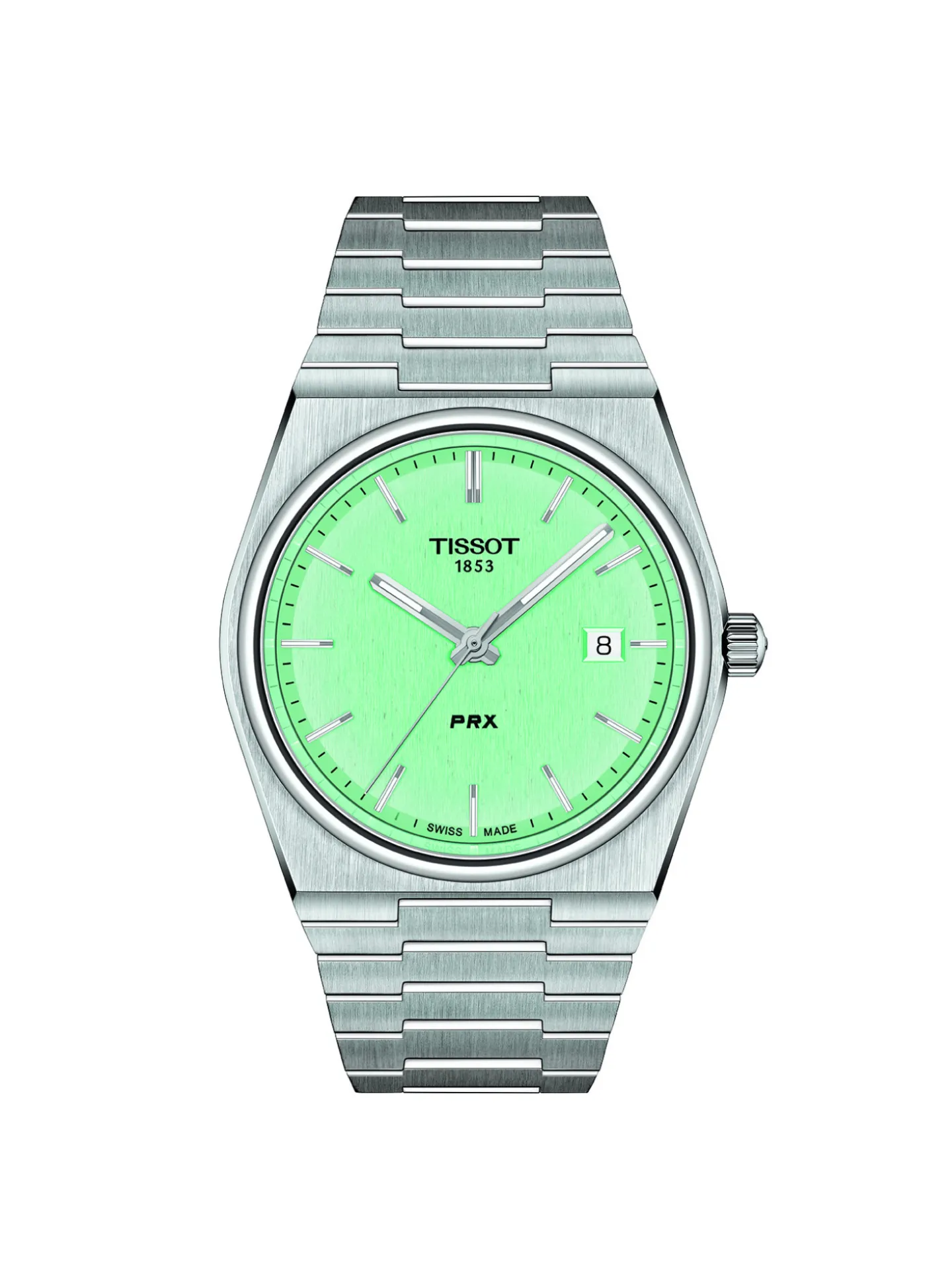 Montre Tissot PRX acier cadran vert clair