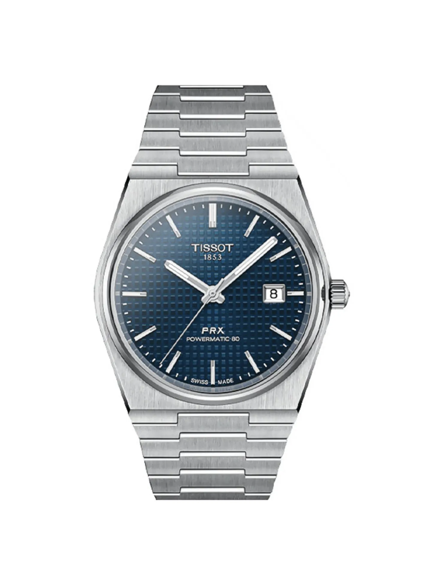 Montre Tissot PRX powermatic 80 acier cadran bleu
