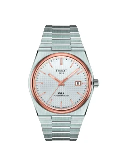 Montre Tissot PRX Powermatuc 80 acier_x005f_x000D_lunette cuivrée