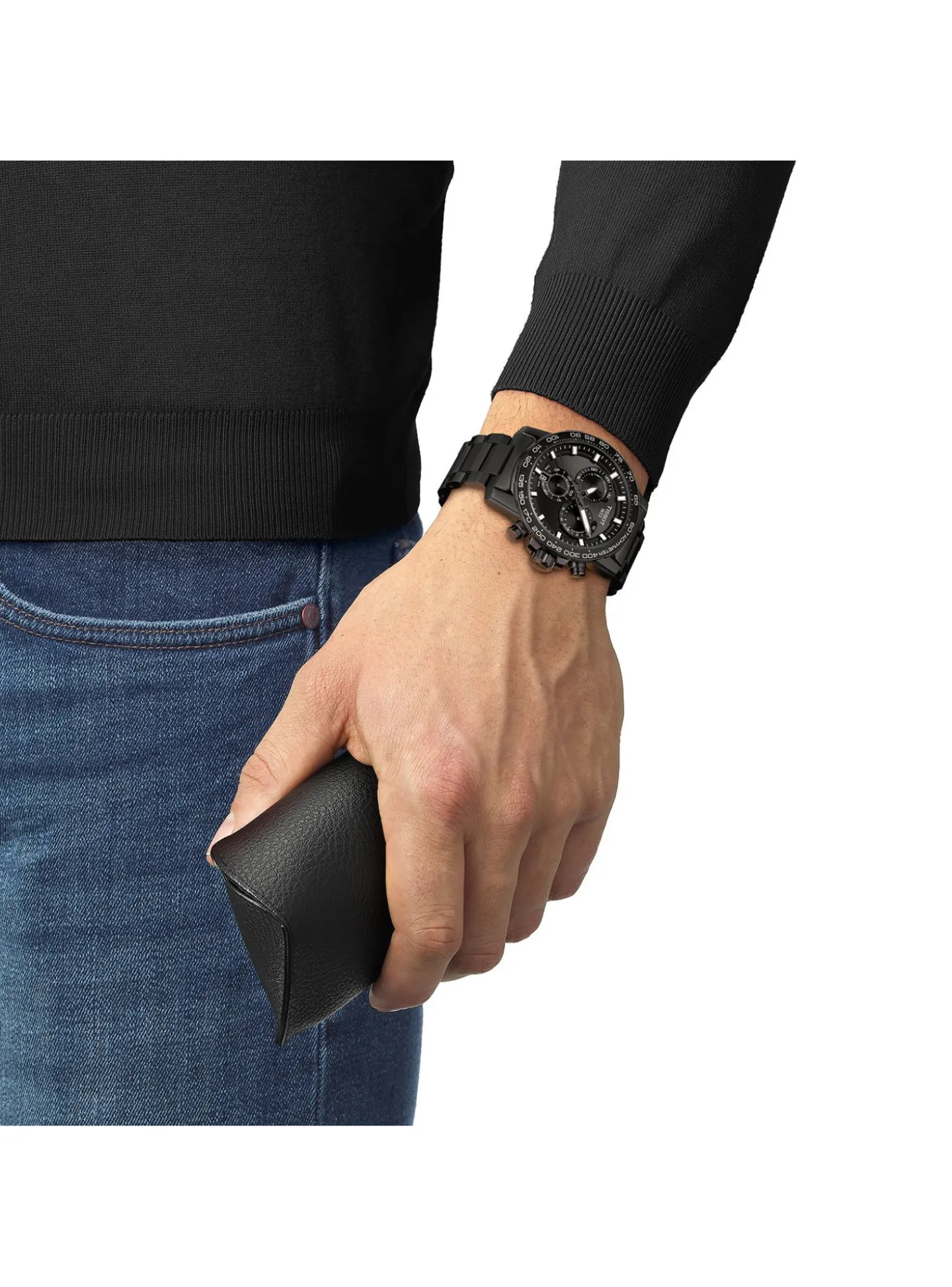 Montre Tissot Supersport Chrono noire