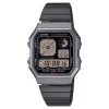 Montre unisex Casio Vintage acier noir