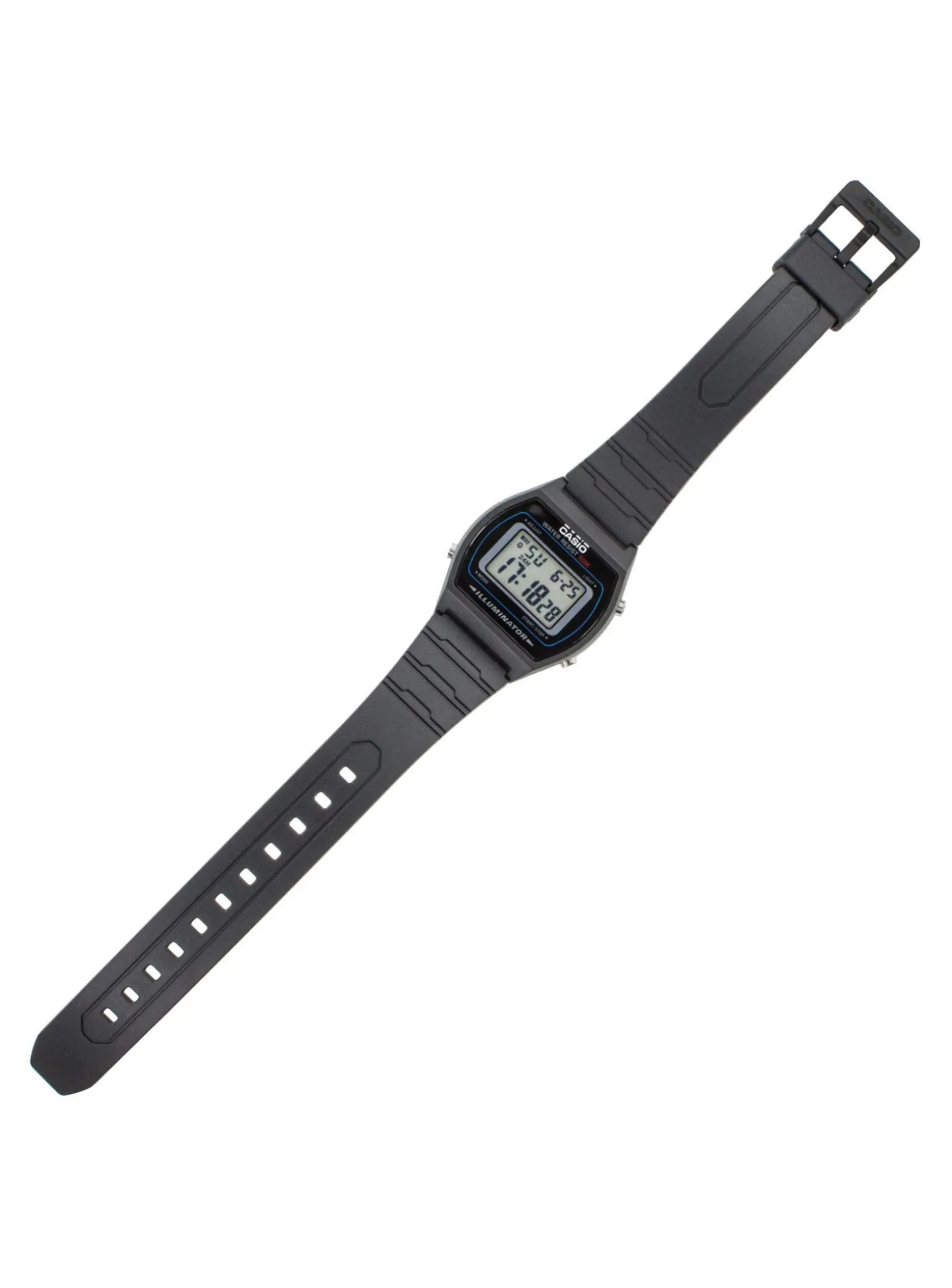 Montre unisexe Casio résine noire Timeless