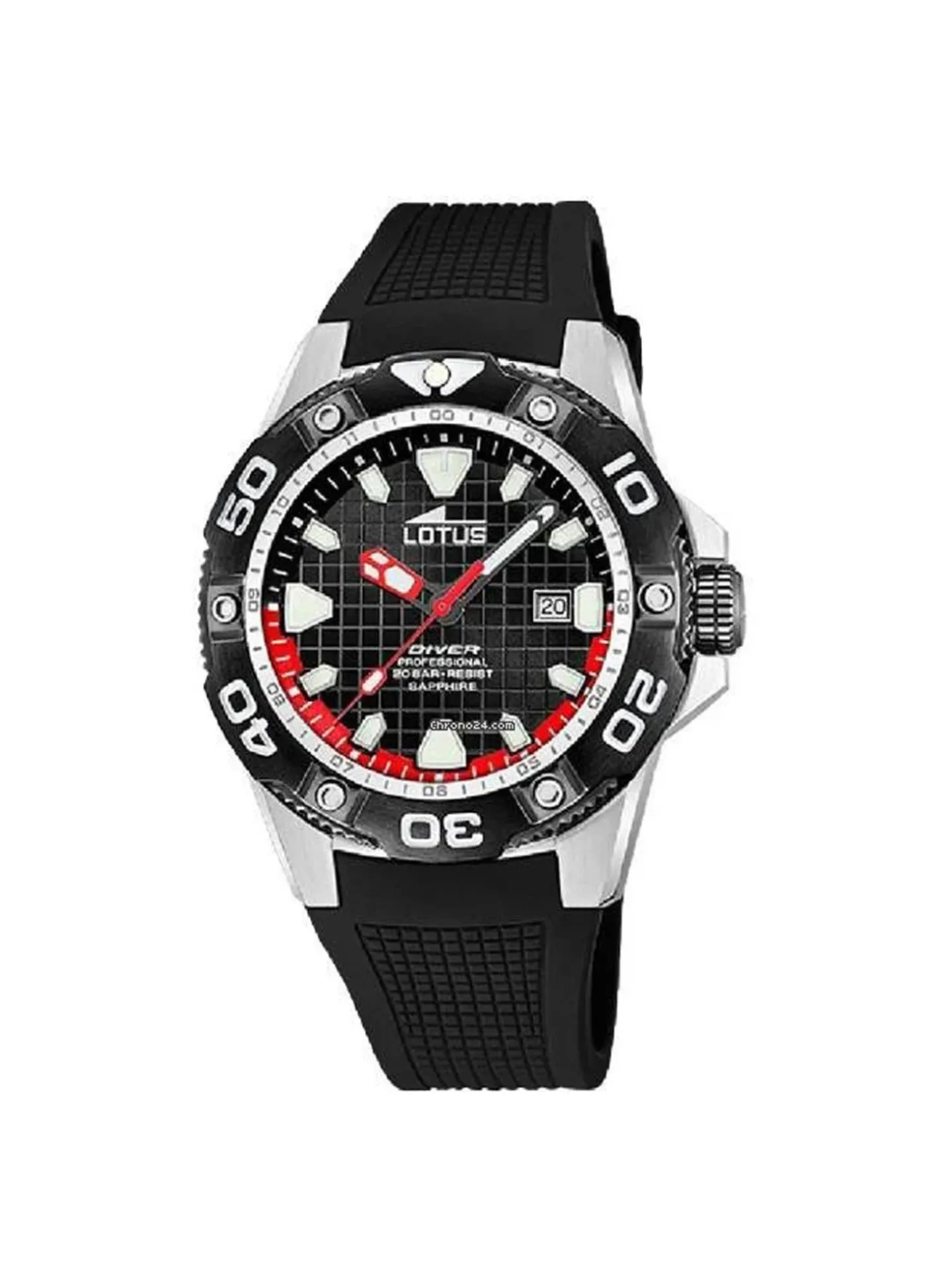 Monytre Lotus Diver Professional silicone noir