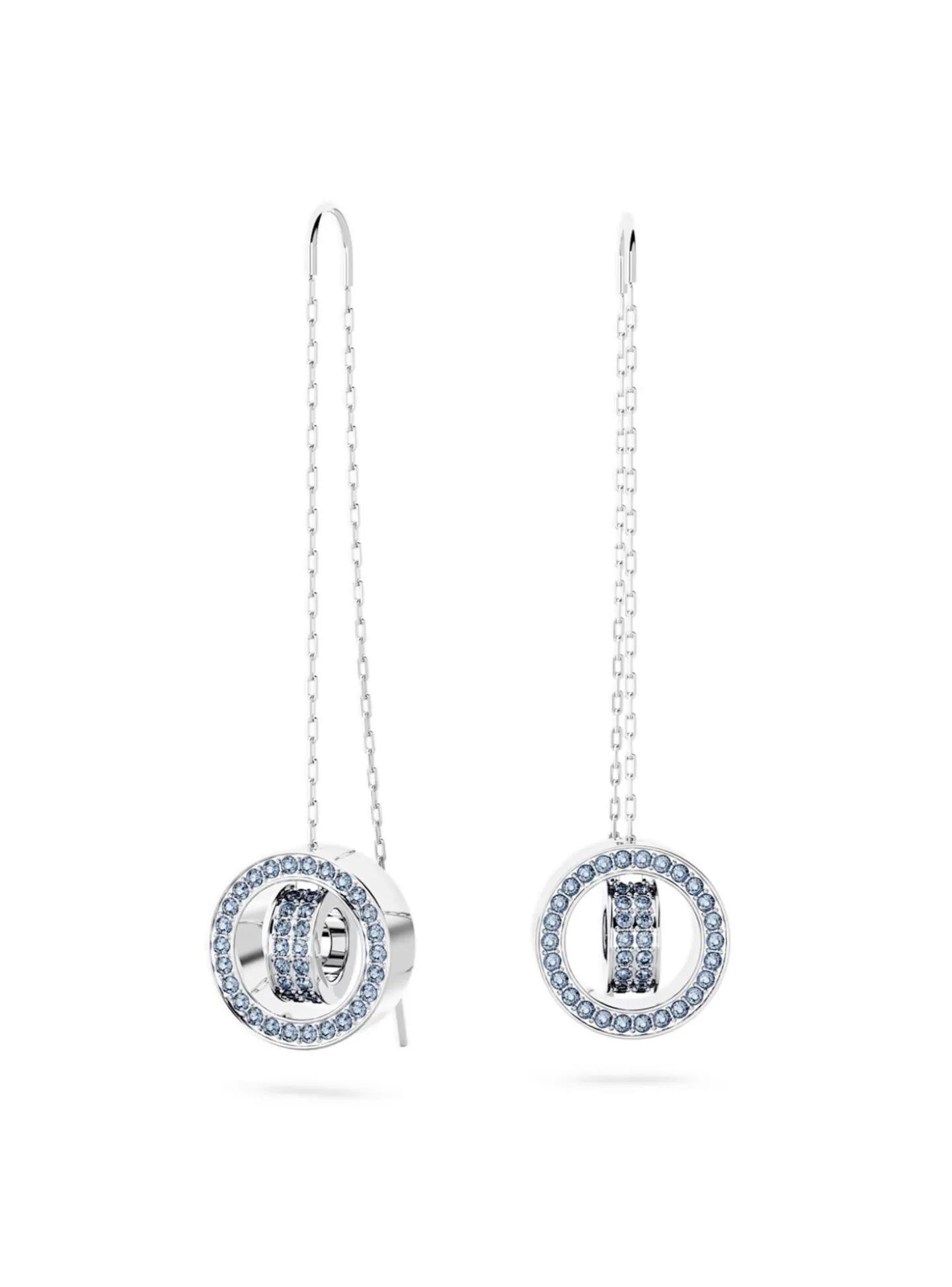 Pendants d'oreilles Swarovski Hollow Bleu