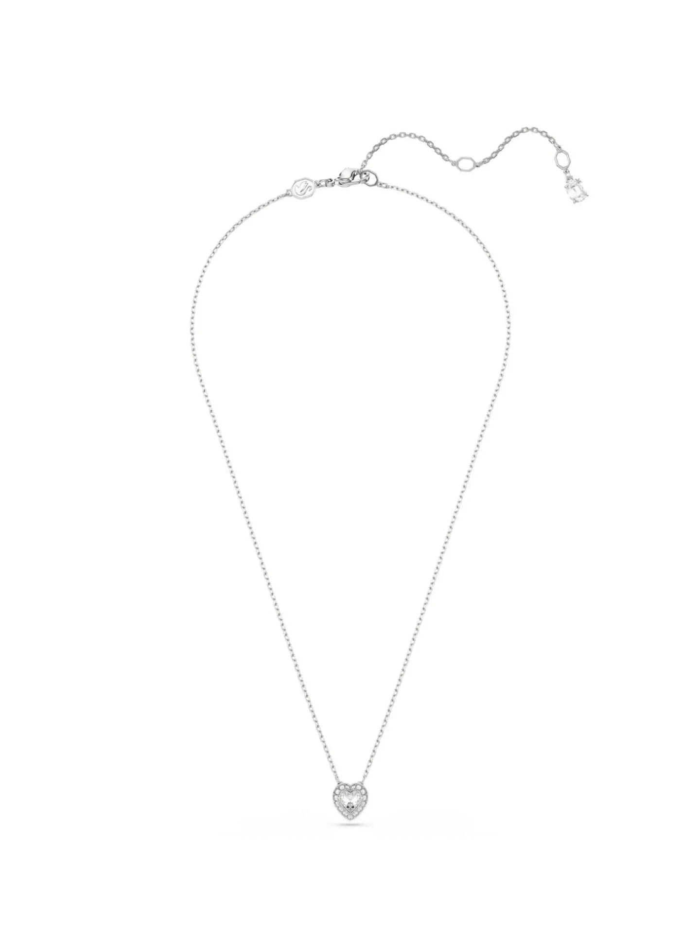 Pendentif Ariana Grande x Swarovski Angelic_x005f_x000D_coeur argenté