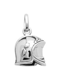 Pendentif Brillaxis casque de pompier argent