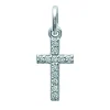 Pendentif Brillaxis croix empierrée OZ
