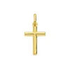 Pendentif Brillaxis croix or jaune 18 carats
