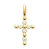Pendentif Brillaxis croix chrétienne empierrée