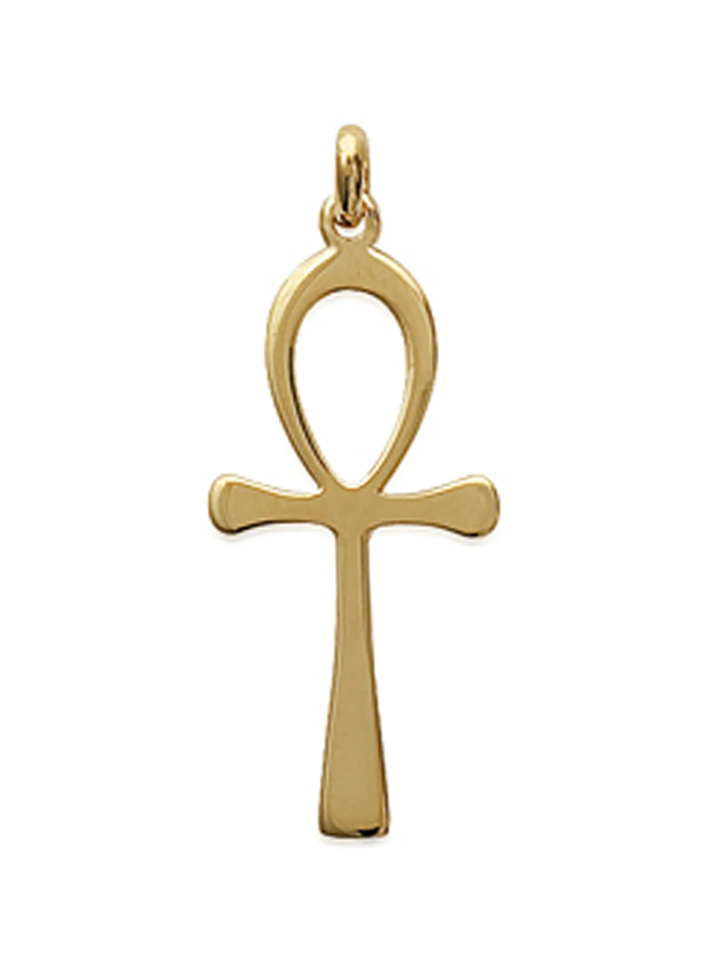 Pendentif Brillaxis croix égyptienne plaqué or