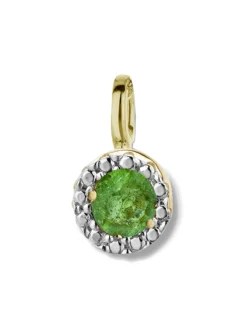 Pendentif Brillaxis émeraude or 18 carats