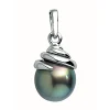 Pendentif Brillaxis Perle de tahiti en or 18k