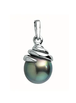 Pendentif Brillaxis Perle de tahiti en or 18k