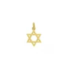 Pendentif Brillaxis Étoile de David or 9 carats