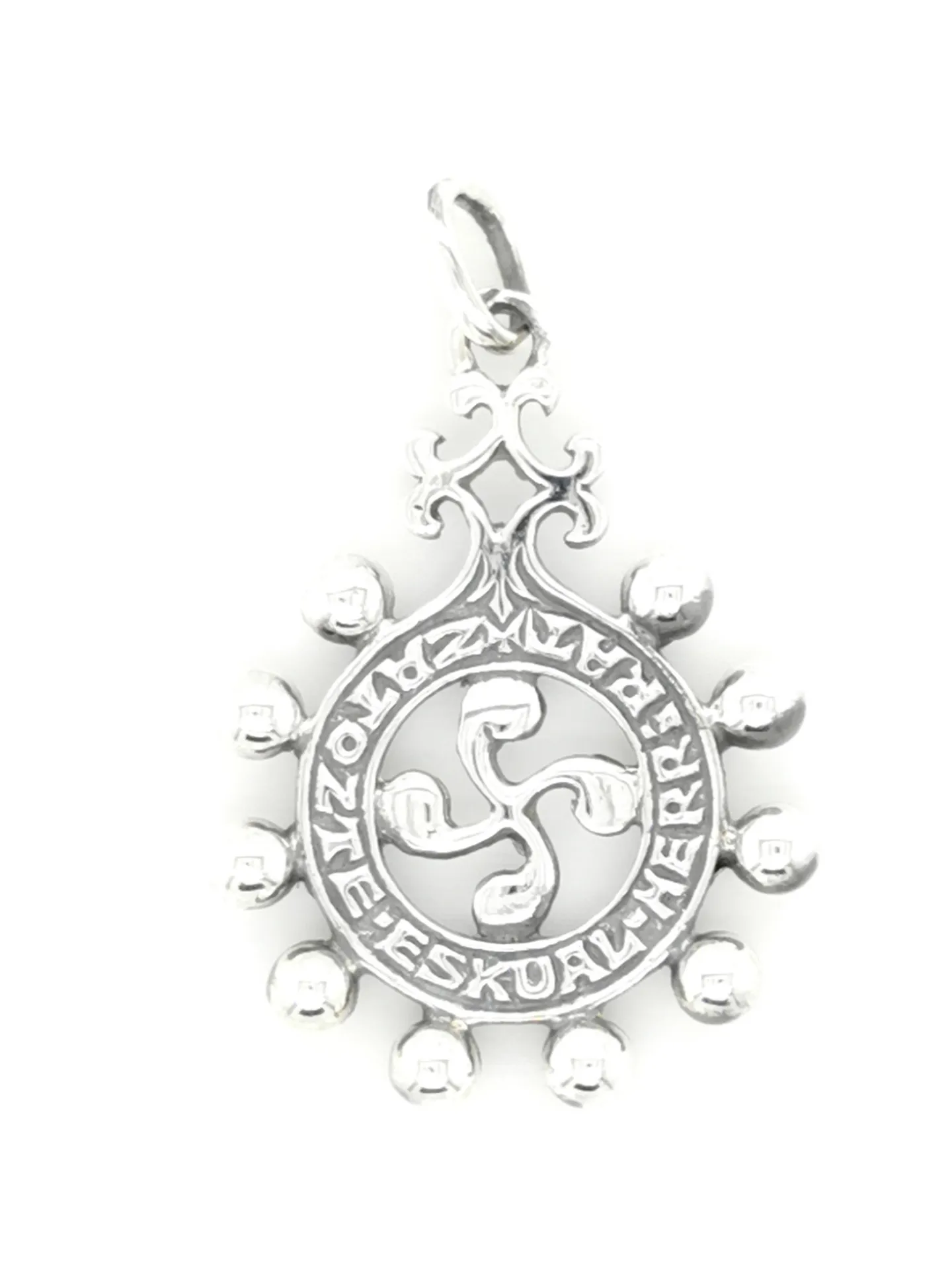 Pendentif chapelet basque Zatozte Eskual