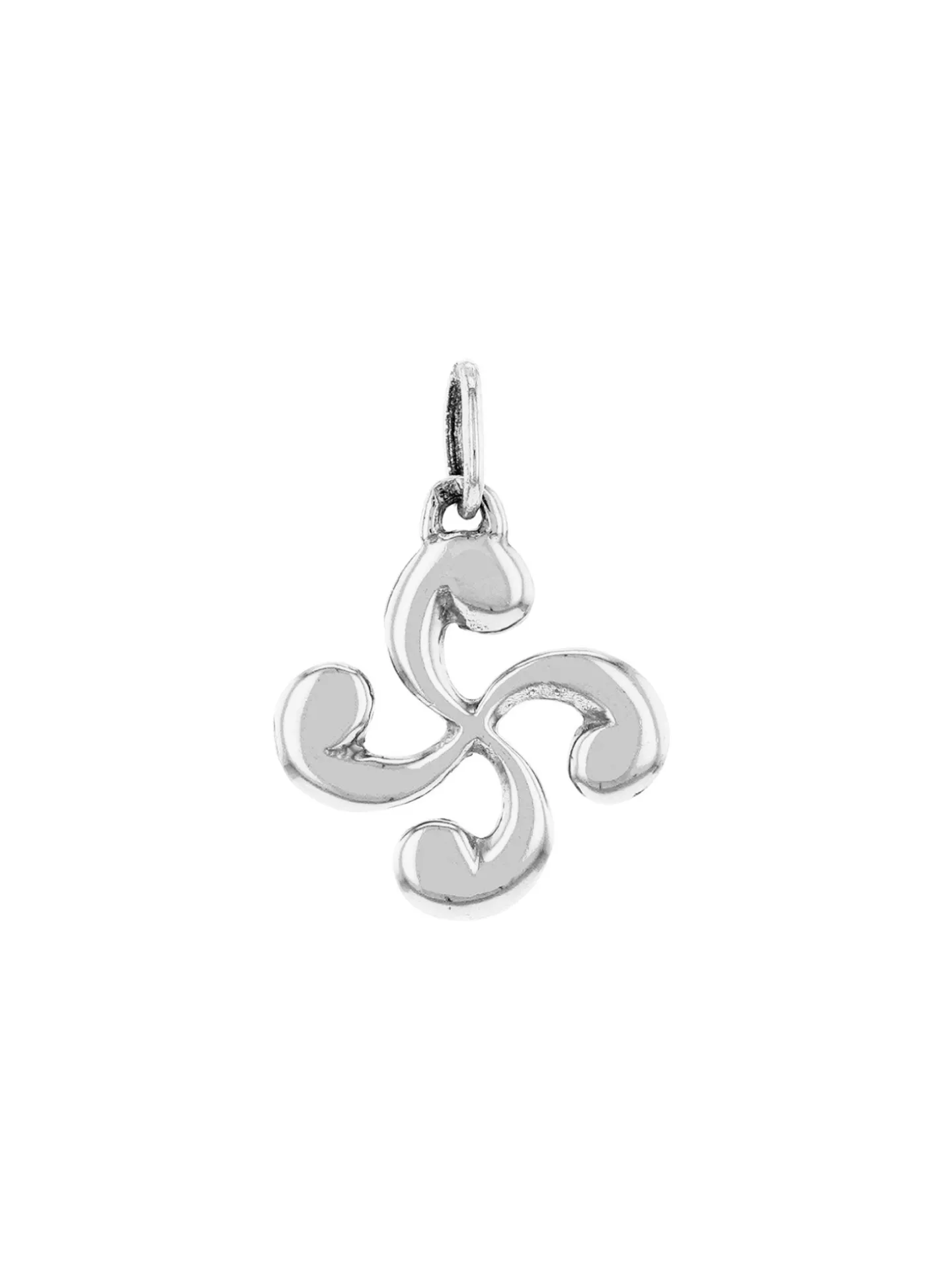 Pendentif croix basque "Lauburu" argent_x005f_x000D_diamètre 15mm