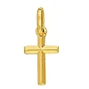 Pendentif croix fil biseauté petit modèle