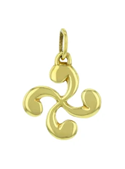 Pendentif Lauburu en or 18 carats