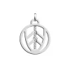 Pendentif Les Georgettes Faucon argenté 16 mm_x005f_x000D_Collection Les Précieuses