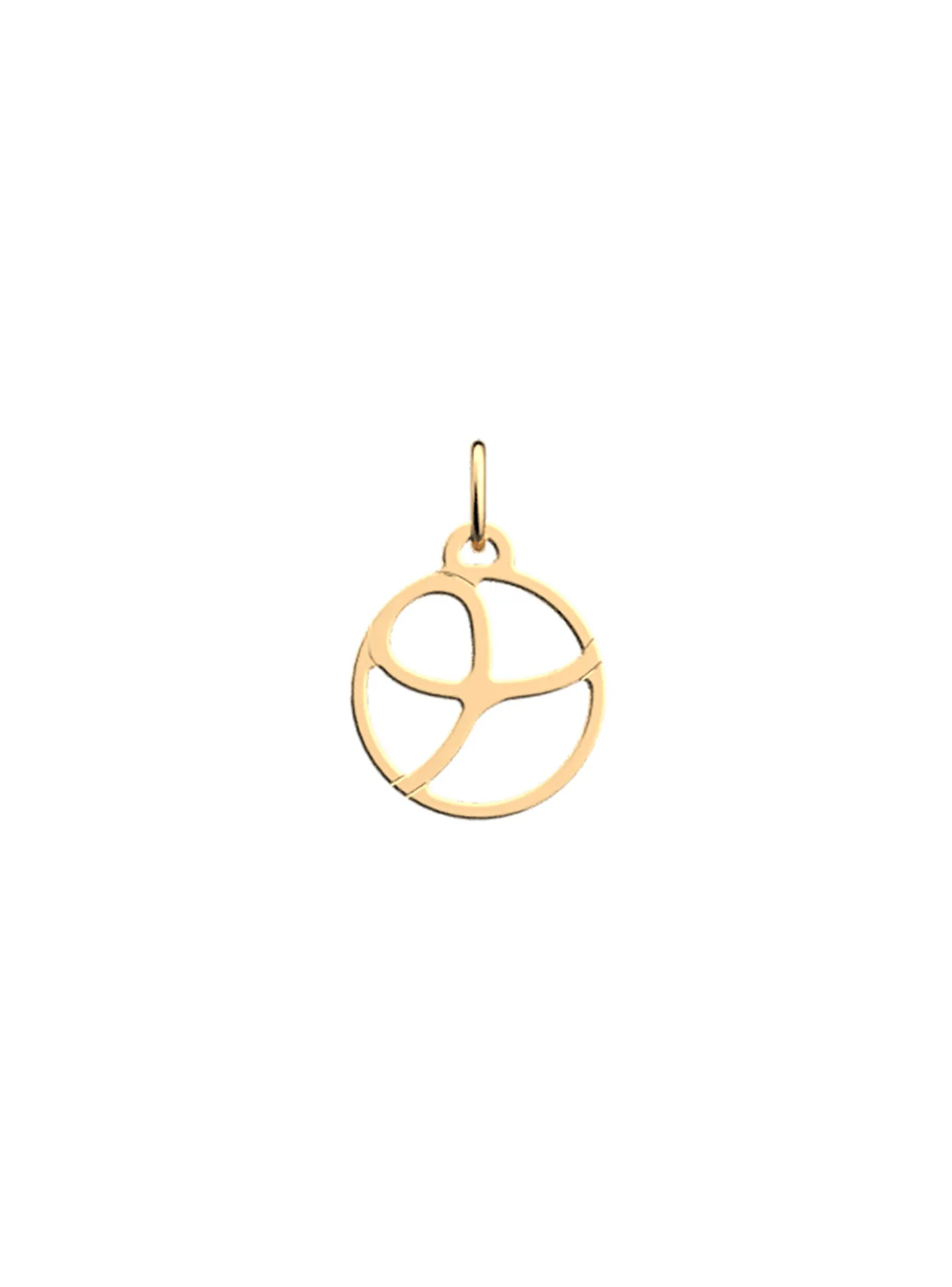 Pendentif Les Georgettes Valse doré 16mm