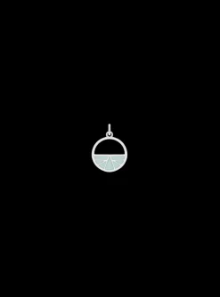 Pendentif Les Georgettes ibiza_x005f_x000D_laque vert d'eau