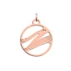 Pendentif Les Georgettes Vibrations rosé 16mm
