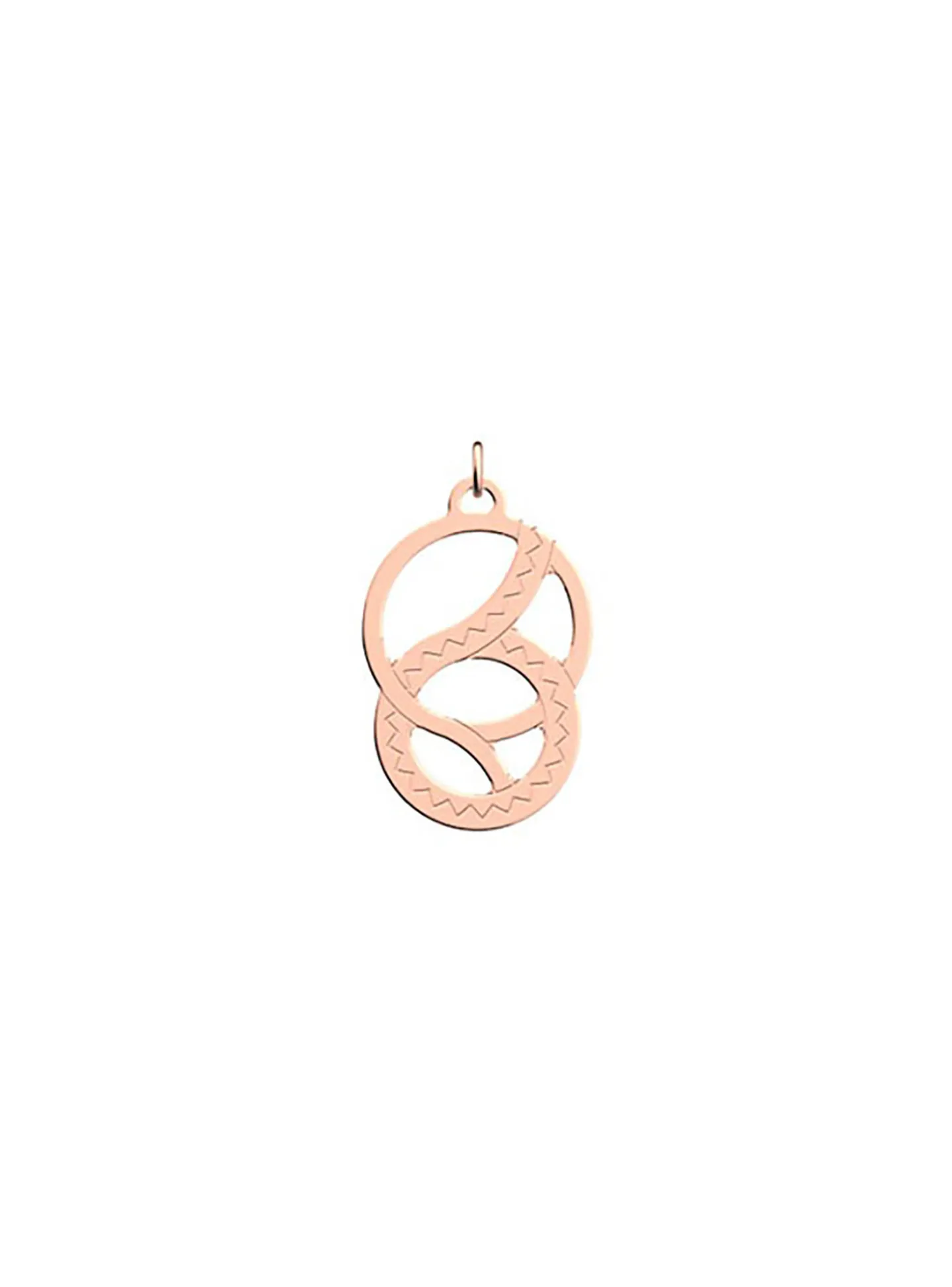 Pendentif Les Georgettes Boucles rosé 25mm