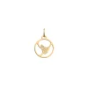 Pendentif Les Gerorgettes Flamenco doré 16mm