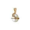 Pendentif or 18 carats perle de culture 8/8,5 mm