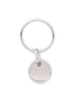 Pendentif Saunier argent pastille cercle
