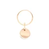 Pendentif Saunier plaqué or pastille dans cercle
