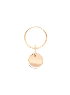 Pendentif Saunier plaqué or pastille dans cercle