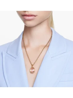 Pendentif Swarovski Imber octogonal rose