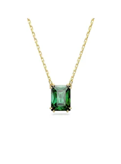 Pendentif Swarovski Matrix rectangle vert