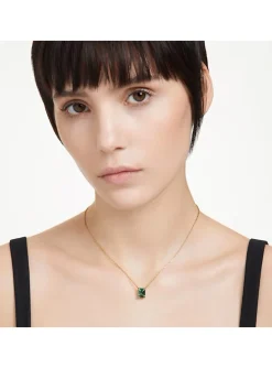 Pendentif Swarovski Matrix rectangle vert