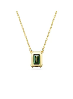 Pendentif Swarovski Matrix rectangle vert