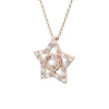 Pendentif Swarovski Stella rosé