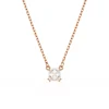 Pendentif Swarovski Stilla rosé format carré