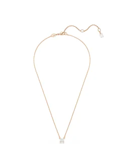 Pendentif Swarovski Stilla rosé format carré