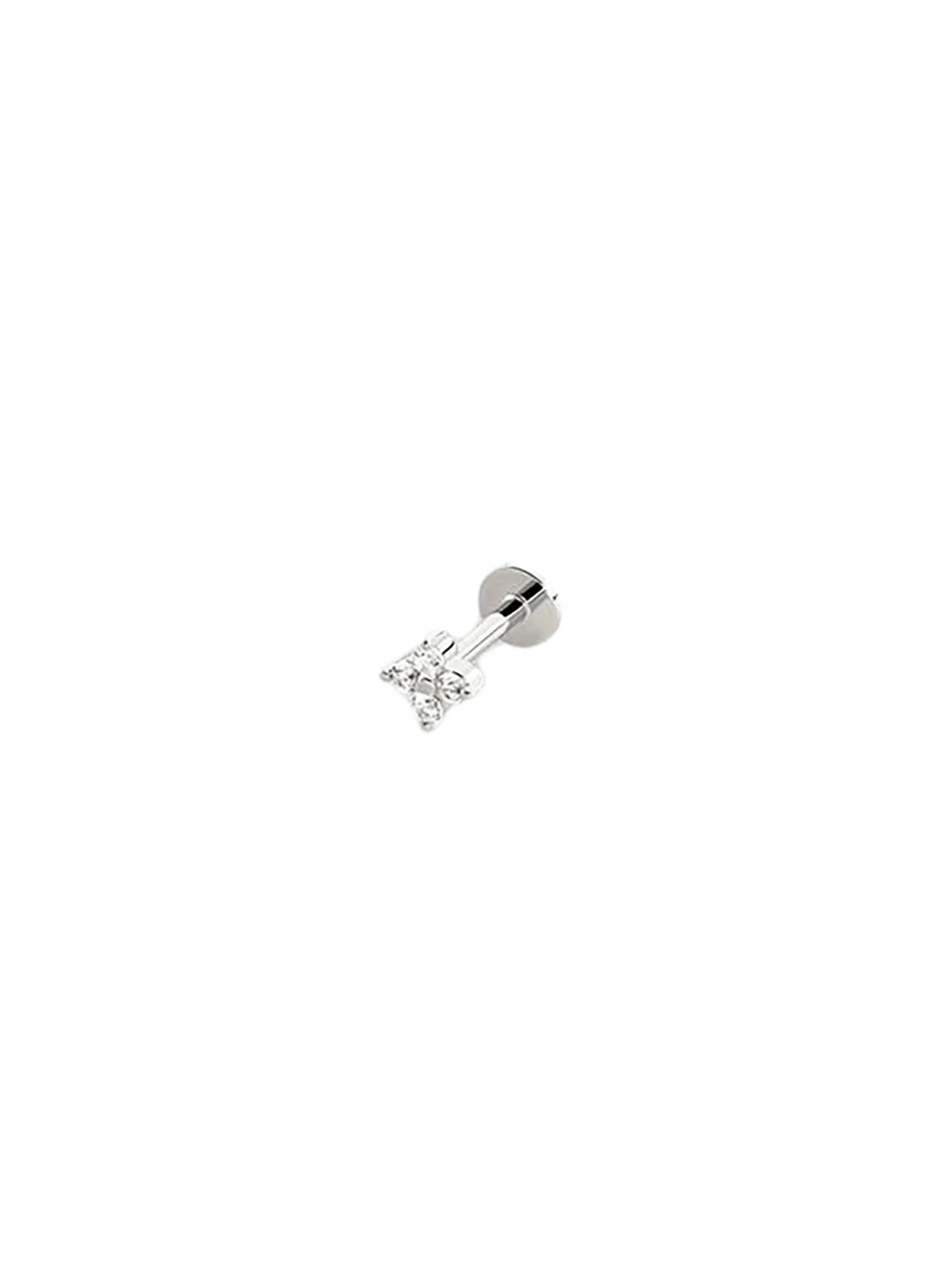 Piercin Agatha Enza hélix et tragus Mix et Match_x005f_x000D_fleur argent oxydes