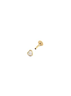 Piercing Agatha Assia Hélix et tragus coeur oxyde